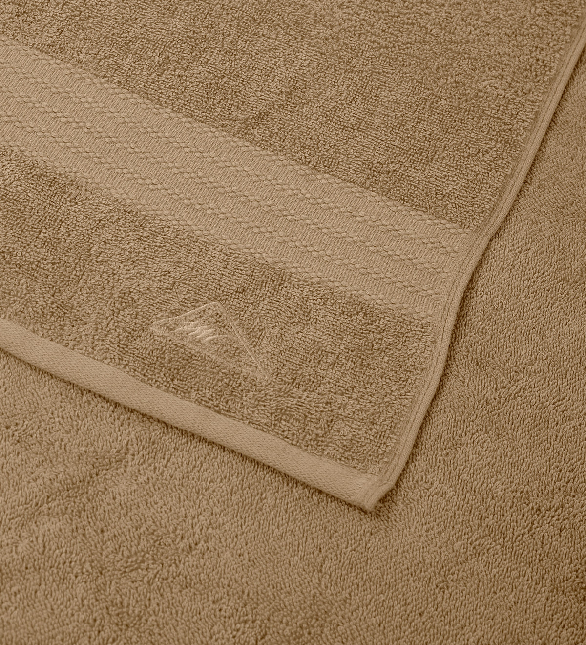 Beige Pure Cotton Solid 380 GSM Bath Towel 1 Piece (Jazz Collection)