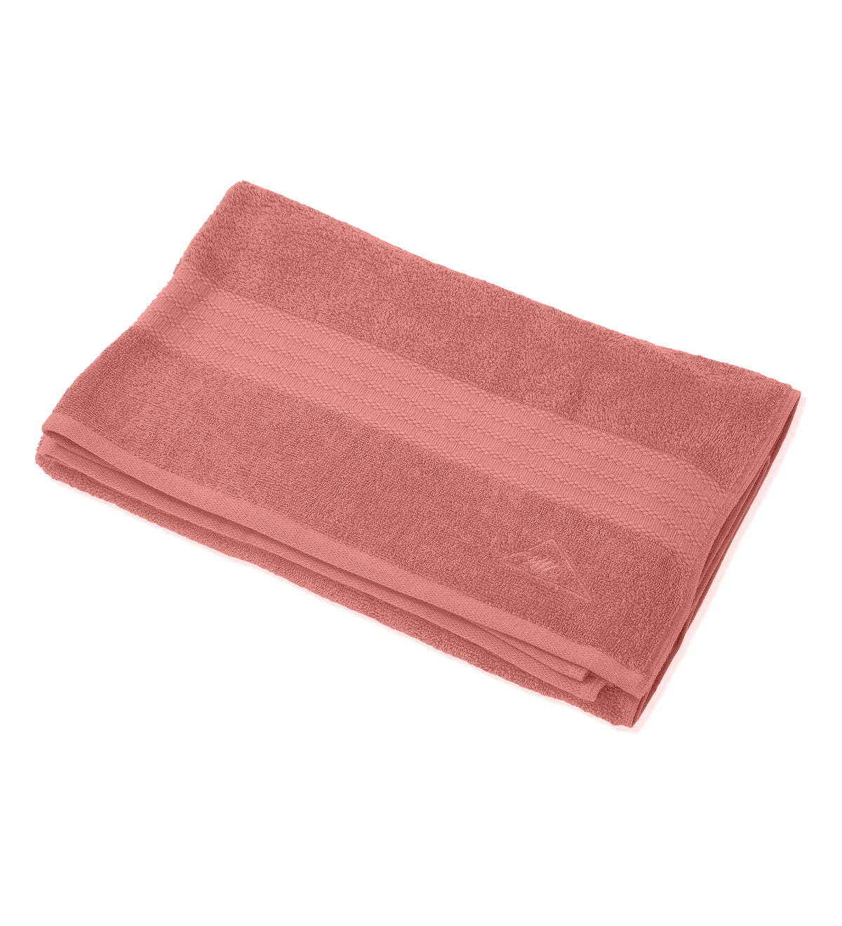 Peach Pure Cotton Solid 380 GSM Bath Towel 1 Piece (Jazz Collection)