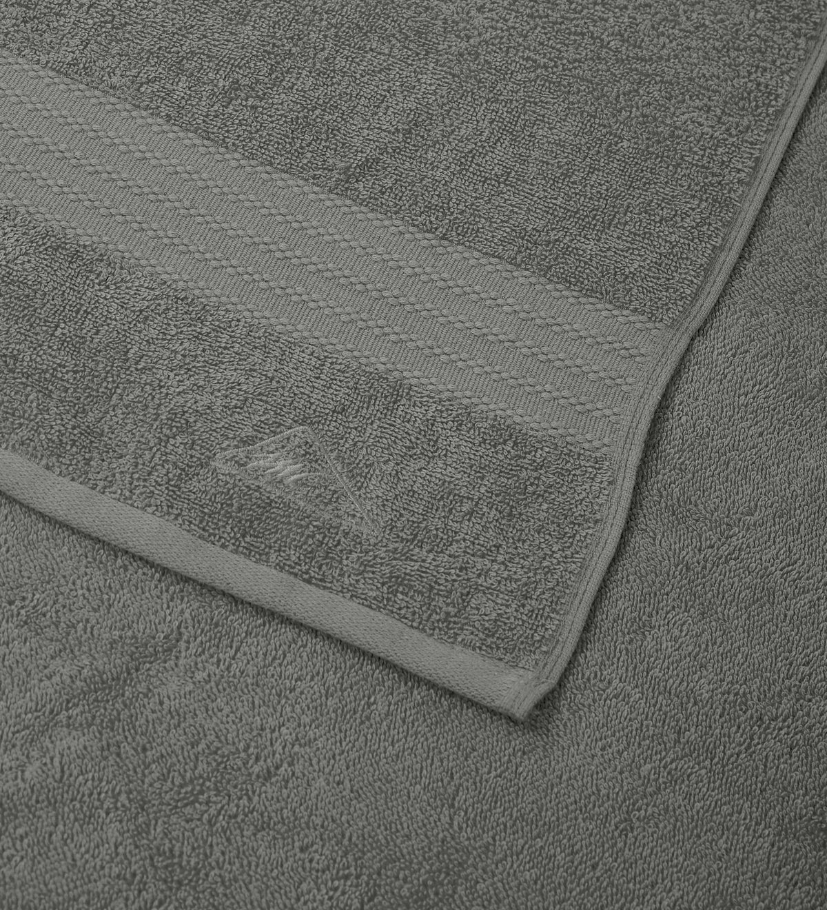 Grey Pure Cotton Solid 380 GSM Bath Towel 1 Piece (Jazz Collection)