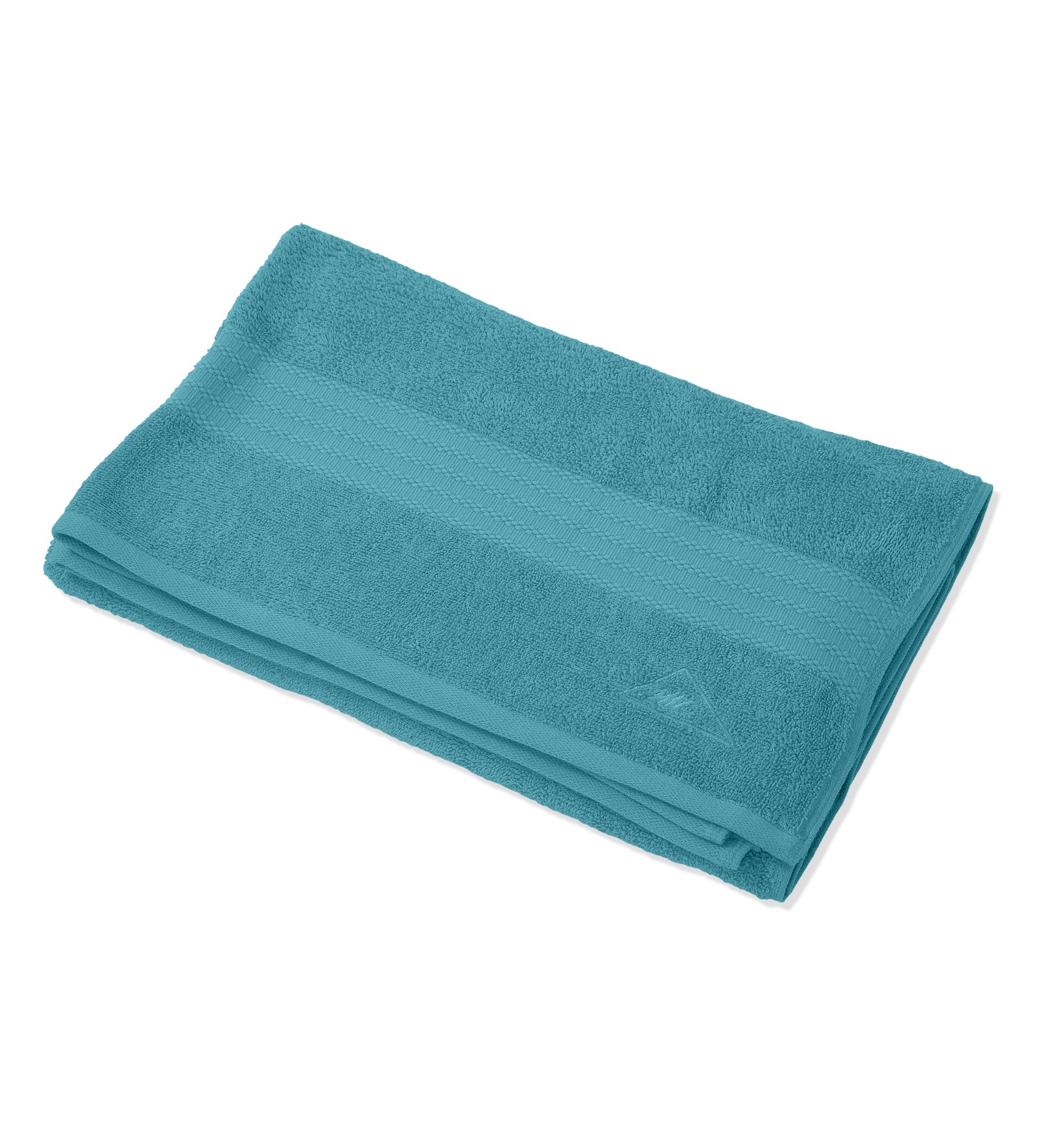 Teal Blue Pure Cotton Solid 380 GSM Bath Towel 1 Piece (Jazz Collection)