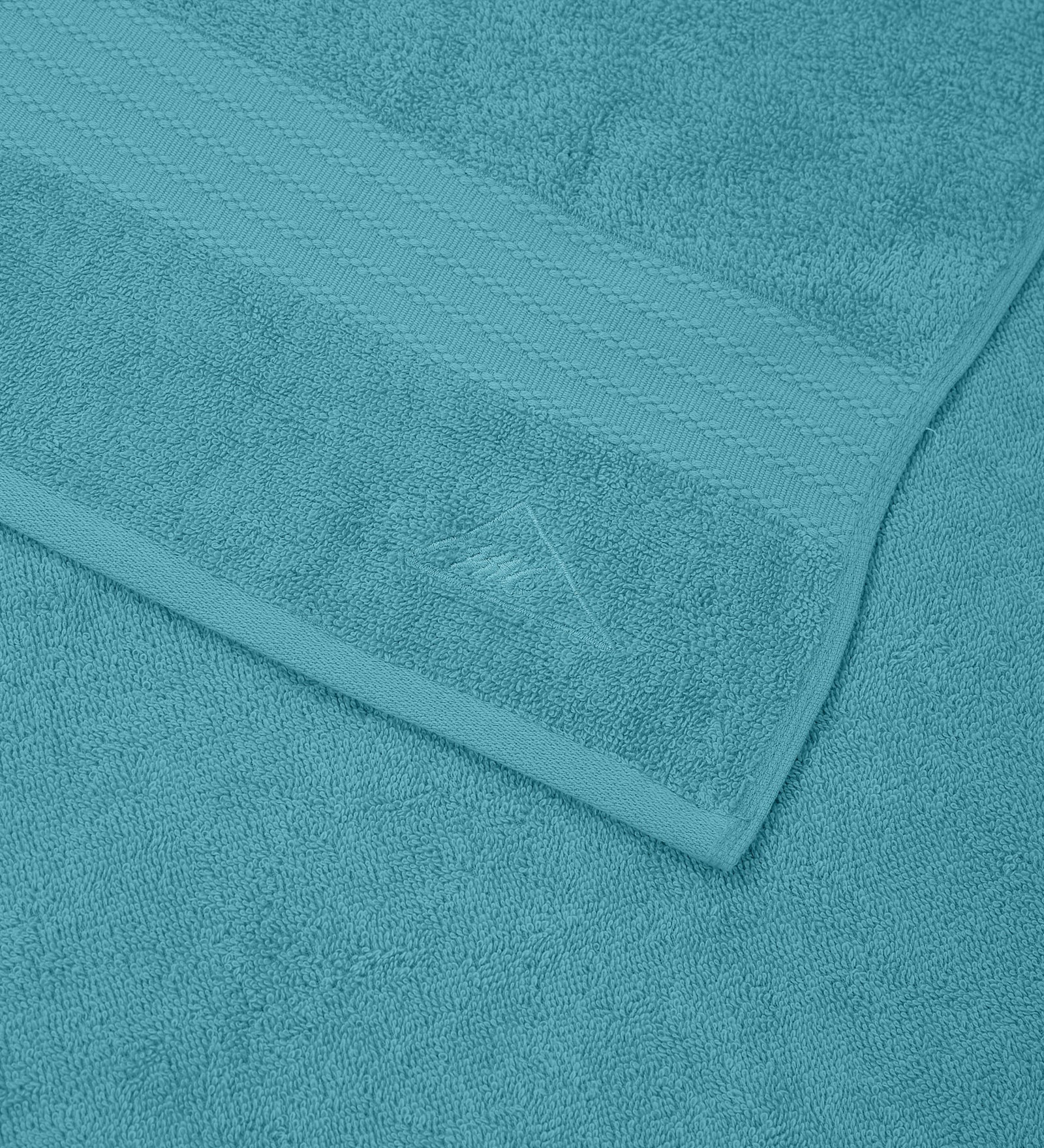 Teal Blue Pure Cotton Solid 380 GSM Bath Towel 1 Piece (Jazz Collection)