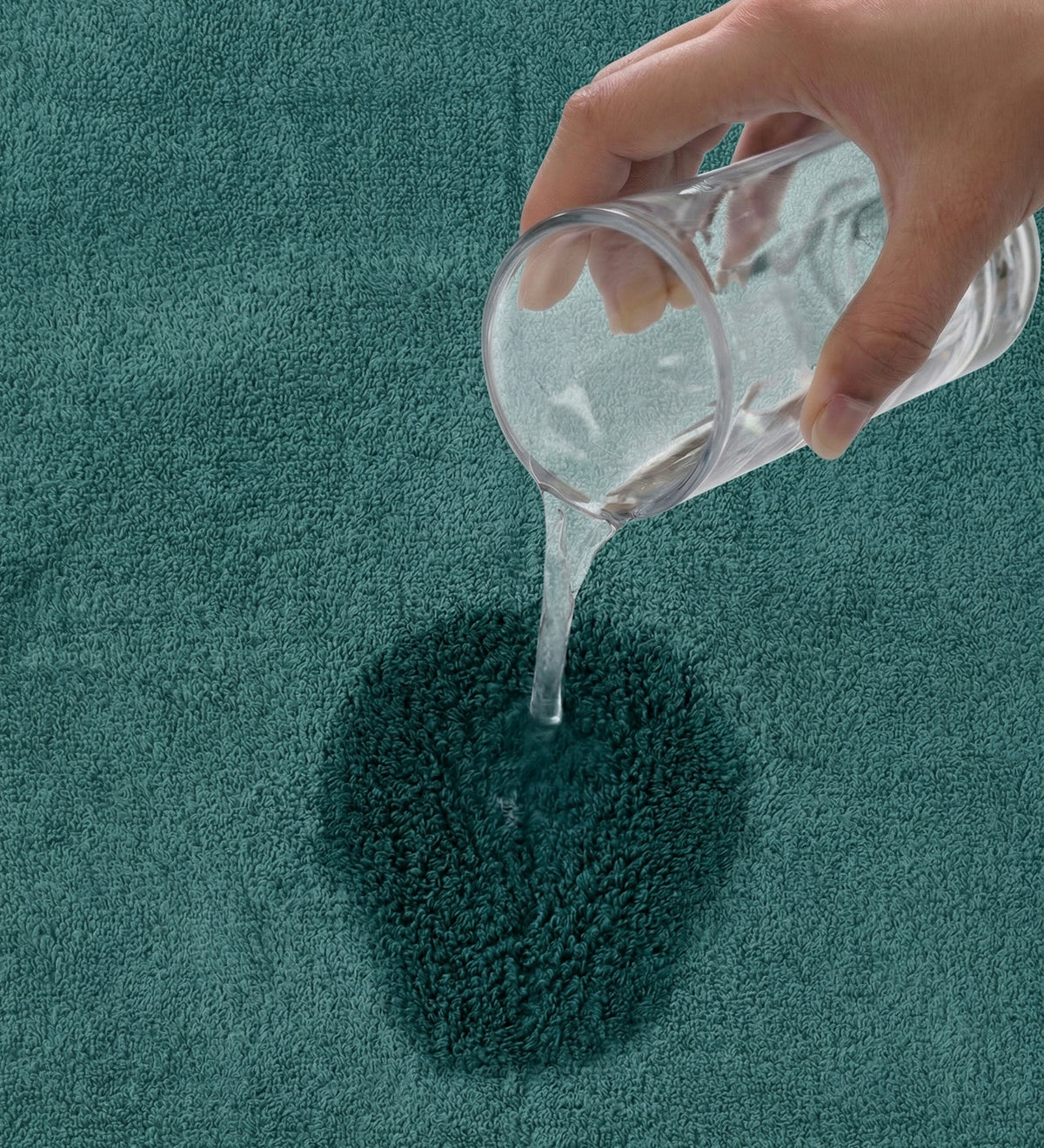 Turquoise Blue Pure Cotton Solid 380 GSM Bath Towel 1 Piece (Jazz Collection)