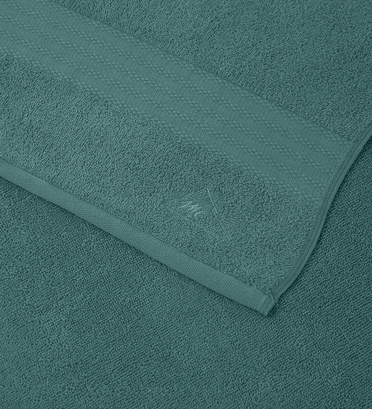 Turquoise Blue Pure Cotton Solid 380 GSM Bath Towel 1 Piece (Jazz Collection)