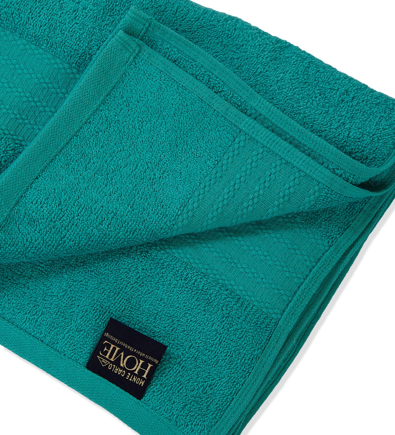 Sea Green Pure Cotton Solid 380 GSM Bath Towel 1 Piece (Jazz Collection)