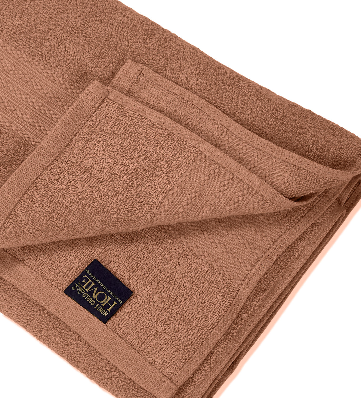 Peach Pure Cotton Solid 380 GSM Bath Towel 1 Piece (Jazz Collection)