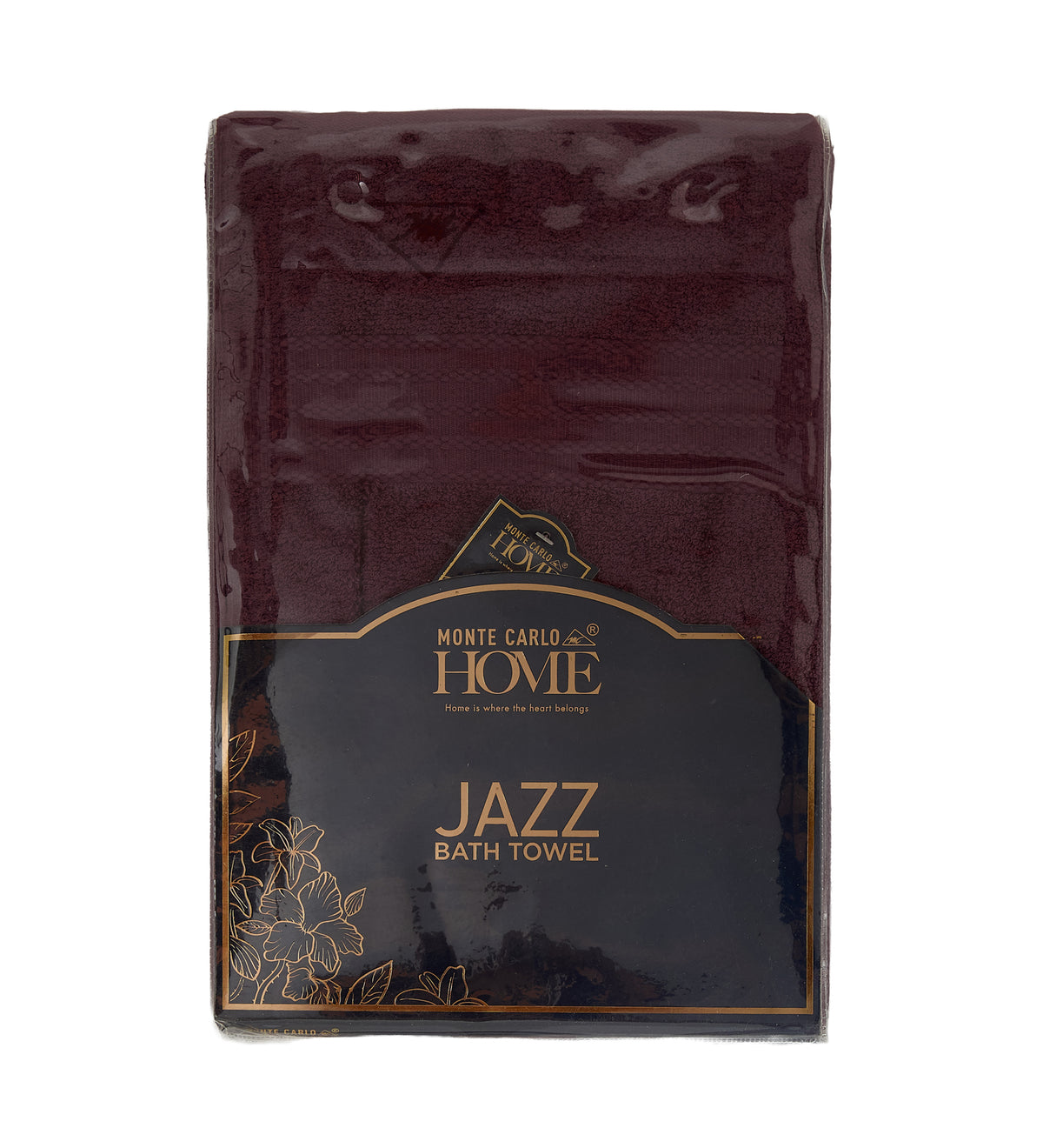 Maroon Pure Cotton Solid 380 GSM Bath Towel 1 Piece (Jazz Collection)