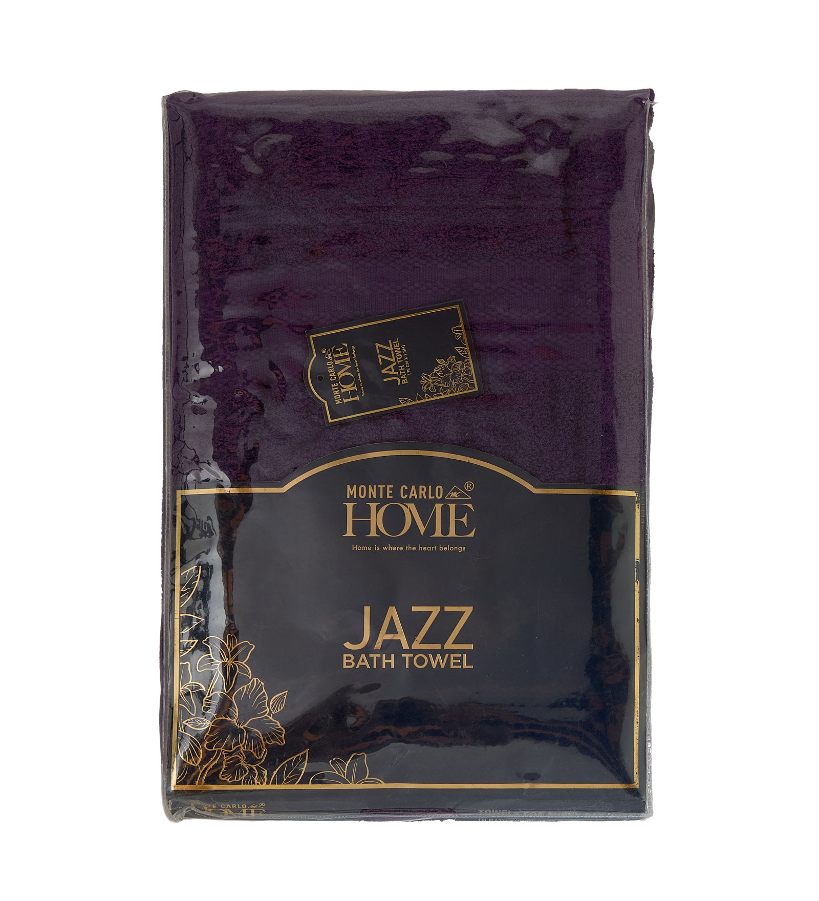 Purple Pure Cotton Solid 380 GSM Bath Towel 1 Piece (Jazz Collection)