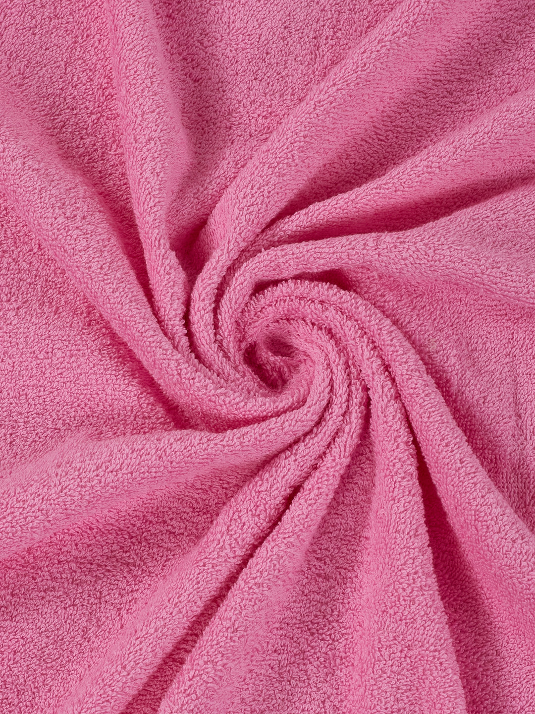 Pink 100% Cotton Solid 380 GSM Bath Towel Jazz 4 Pc Set Gifting Box Pack