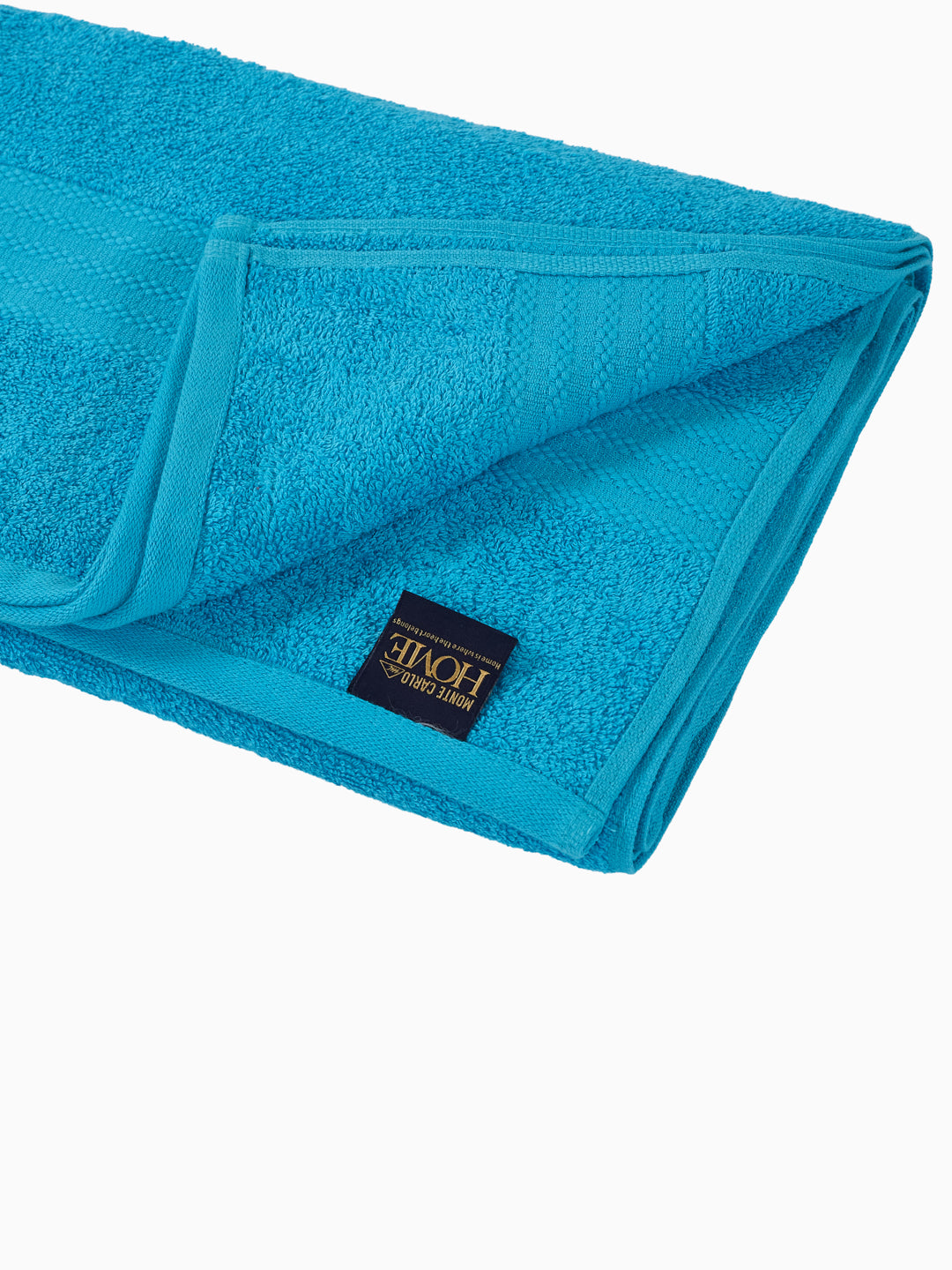 Peacock Blue 100% Cotton Solid 380 GSM Bath Towel Jazz 4 Pc Set Gifting Box Pack