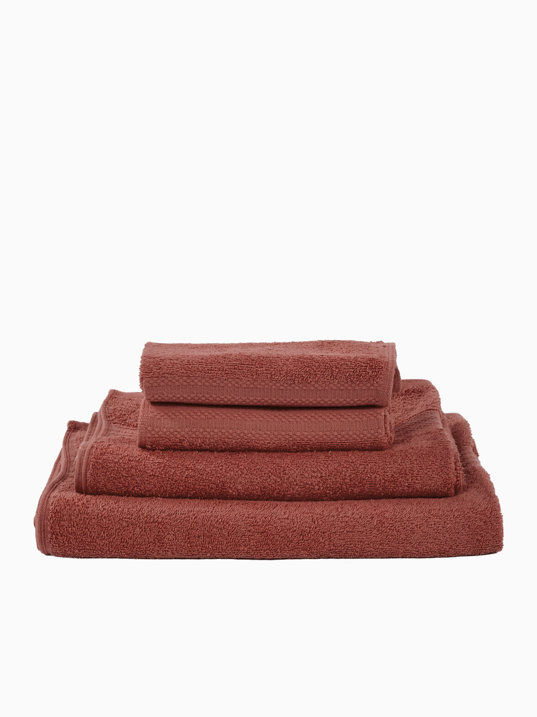 Peach Pink 100% Cotton Solid 380 GSM Bath Towel Jazz 4 Pc Set Gifting Box Pack