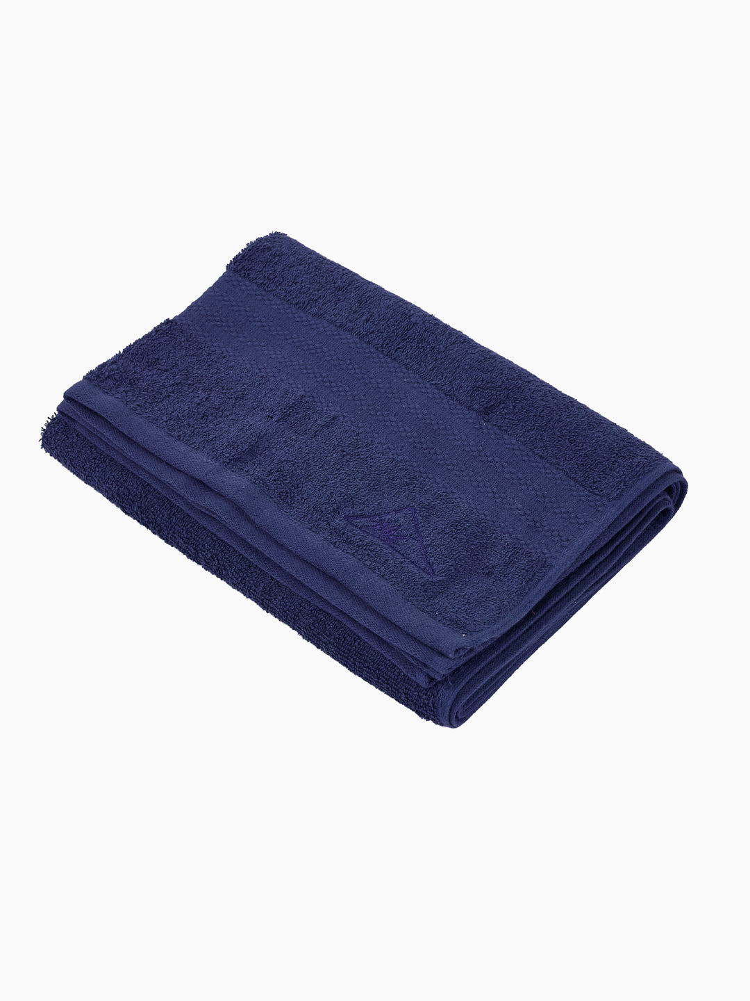 Essential Insignia Blue 100% Cotton Solid 380 GSM Bath Towel Jazz Small 1 Pc Pvc Pack
