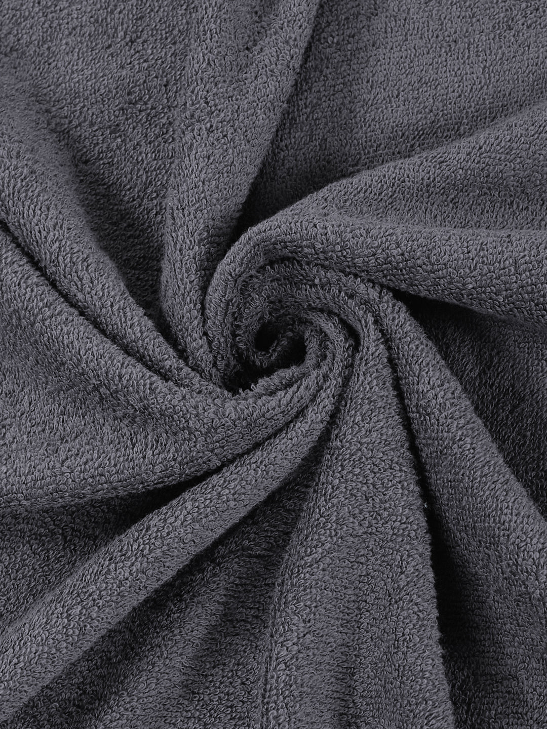 Essential Grey 100% Cotton Solid 380 GSM Bath Towel Jazz Small 1 Pc Pvc Pack