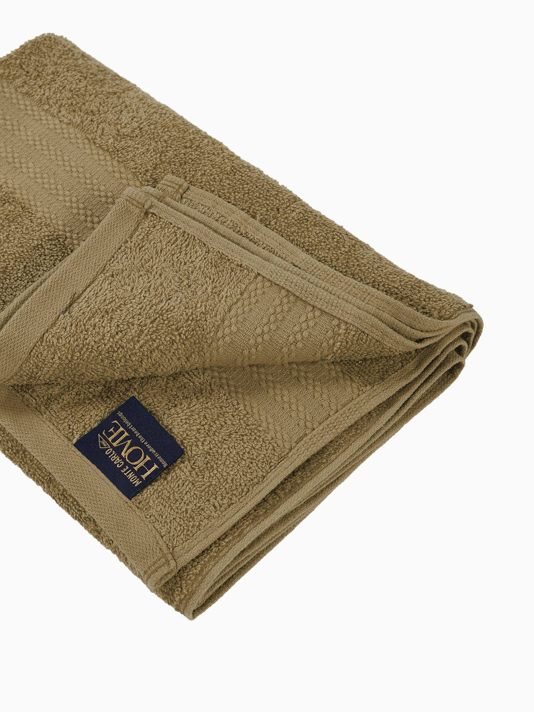 Essential Khaki 100% Cotton Solid 380 GSM Bath Towel Jazz Small 1 Pc Pvc Pack