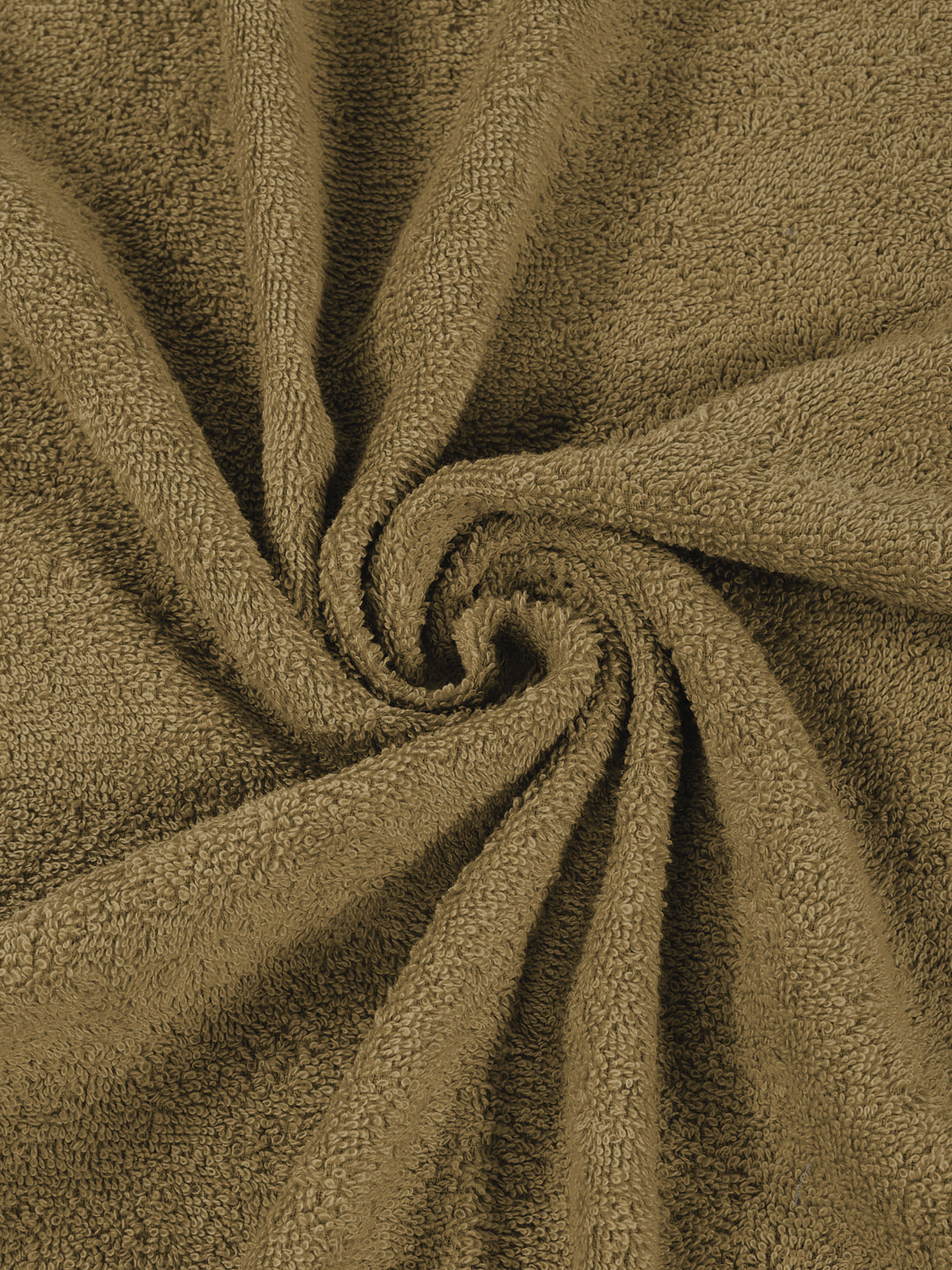 Essential Khaki 100% Cotton Solid 380 GSM Bath Towel Jazz Small 1 Pc Pvc Pack