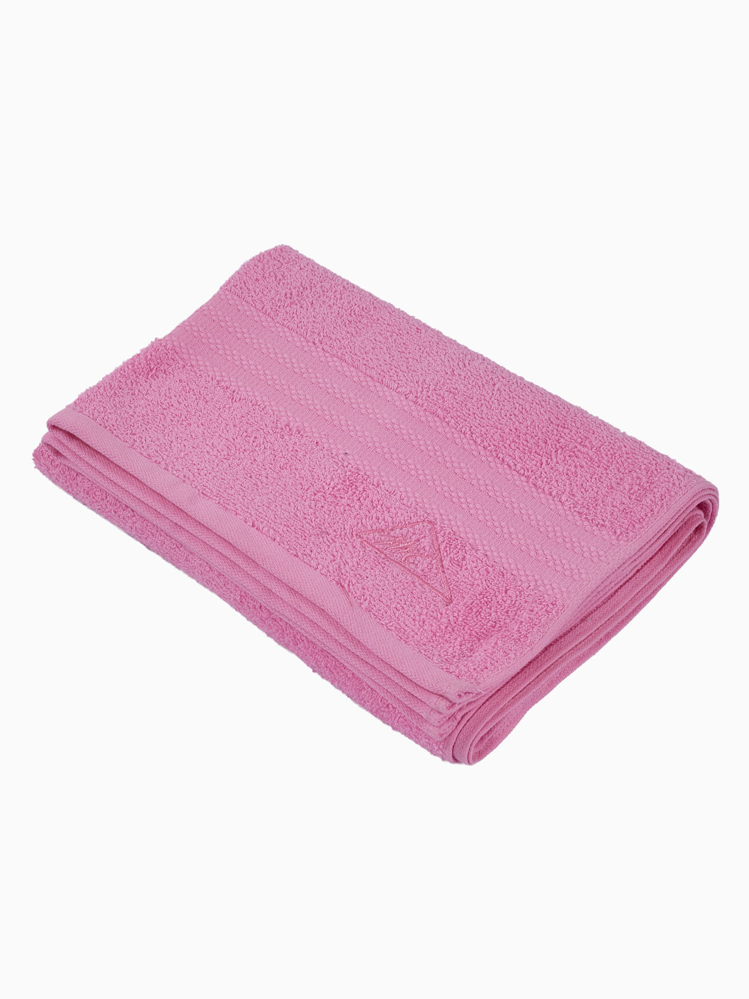 Essential Light Pink 100% Cotton Solid 380 GSM Bath Towel Jazz Small 1 Pc Pvc Pack