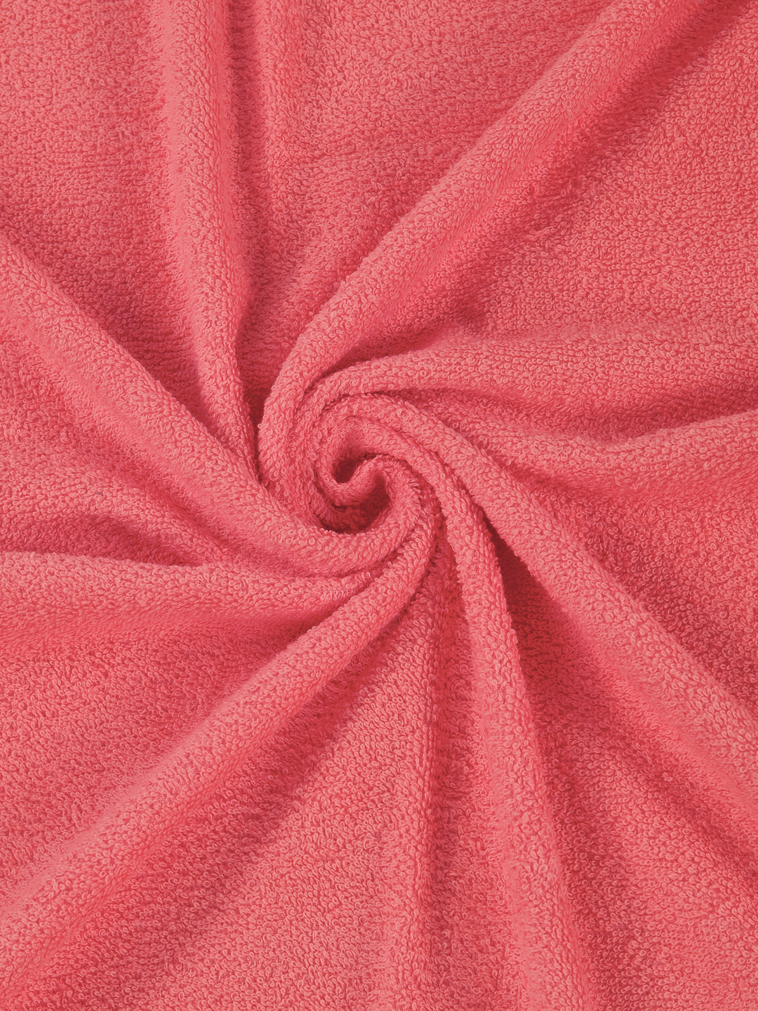 Essential Peach 100% Cotton Solid 380 GSM Bath Towel Jazz Small 1 Pc Pvc Pack