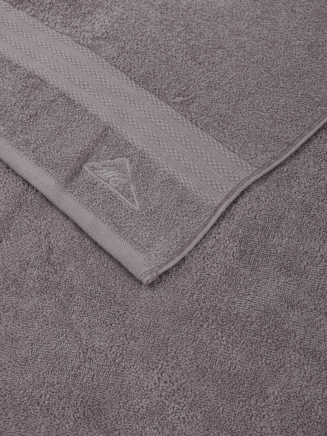 Essential Grey 100% Cotton Solid 380 GSM Bath Towel Jazz Small 1 Pc Pvc Pack