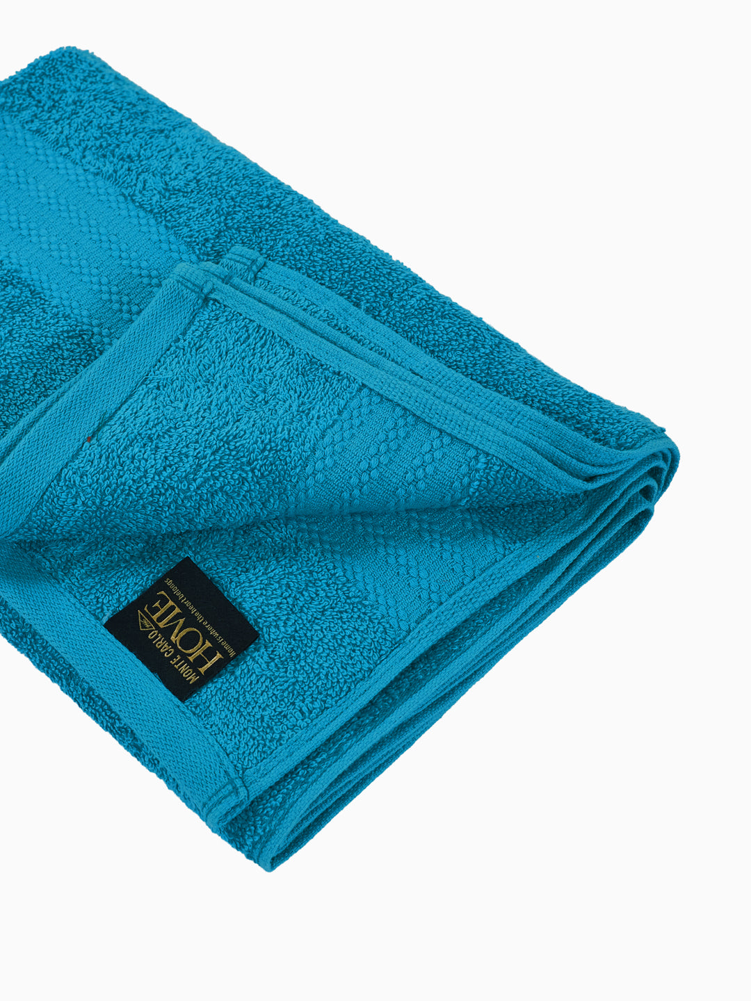 Essential Peacock Blue 100% Cotton Solid 380 GSM Bath Towel Jazz Small 1 Pc Pvc Pack