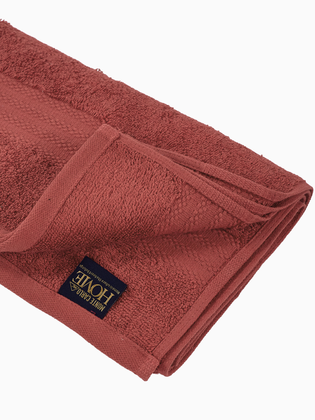 Essential Peach Pink 100% Cotton Solid 380 GSM Bath Towel Jazz Small 1 Pc Pvc Pack