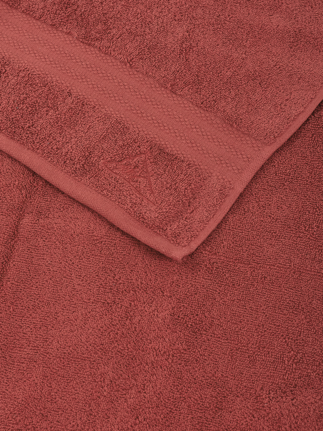 Essential Peach Pink 100% Cotton Solid 380 GSM Bath Towel Jazz Small 1 Pc Pvc Pack