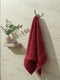 Essential Red 100% Cotton Solid 380 GSM Bath Towel Jazz Small 1 Pc Pvc Pack