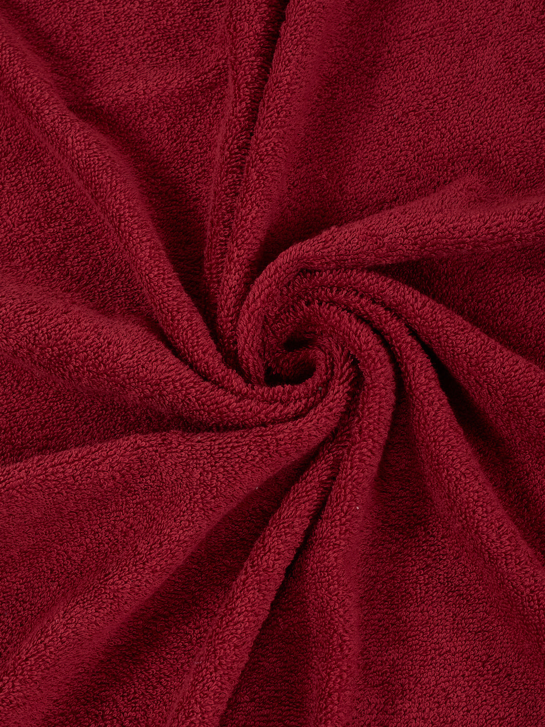Essential Red 100% Cotton Solid 380 GSM Bath Towel Jazz Small 1 Pc Pvc Pack