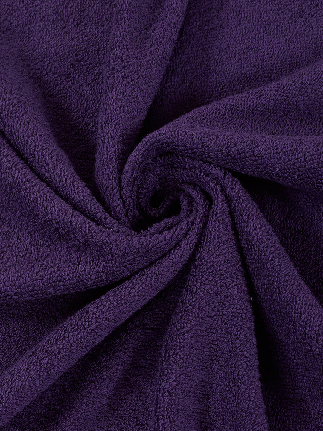 Essential Purple 100% Cotton Solid 380 GSM Bath Towel Jazz Small 1 Pc Pvc Pack