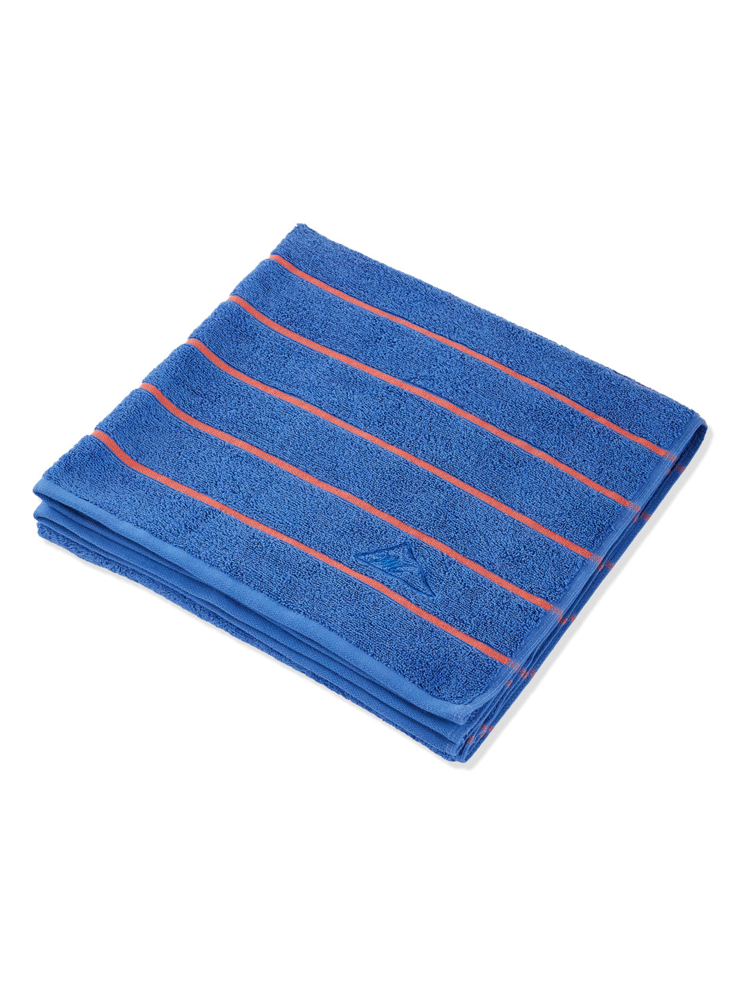 Orange & Blue 100% Cotton Solid 480 GSM Bath Towel King & Queen 2 Pc Set Gifting Box Pack