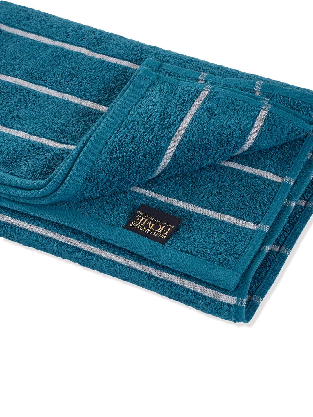 Blue & Dusty Pink 100% Cotton Solid 480 GSM Bath Towel King & Queen 2 Pc Set Gifting Box Pack