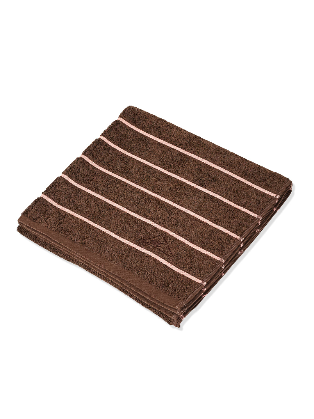 Coral & Brown 100% Cotton Solid 480 GSM Bath Towel King & Queen 2 Pc Set Gifting Box Pack