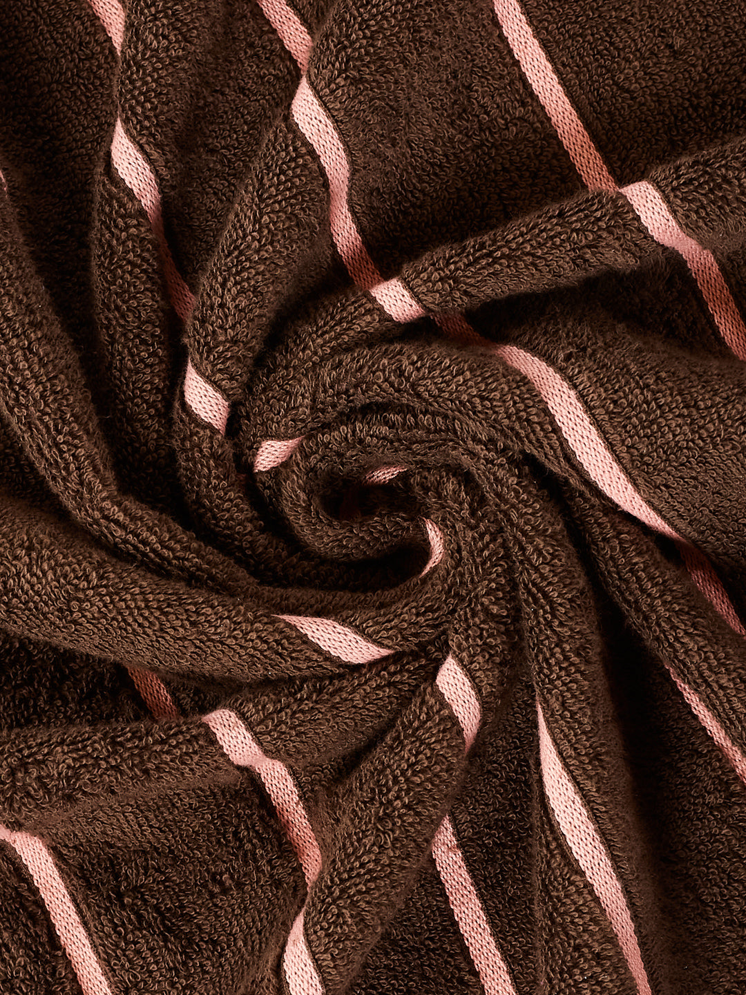 Coral & Brown 100% Cotton Solid 480 GSM Bath Towel King & Queen 2 Pc Set Gifting Box Pack