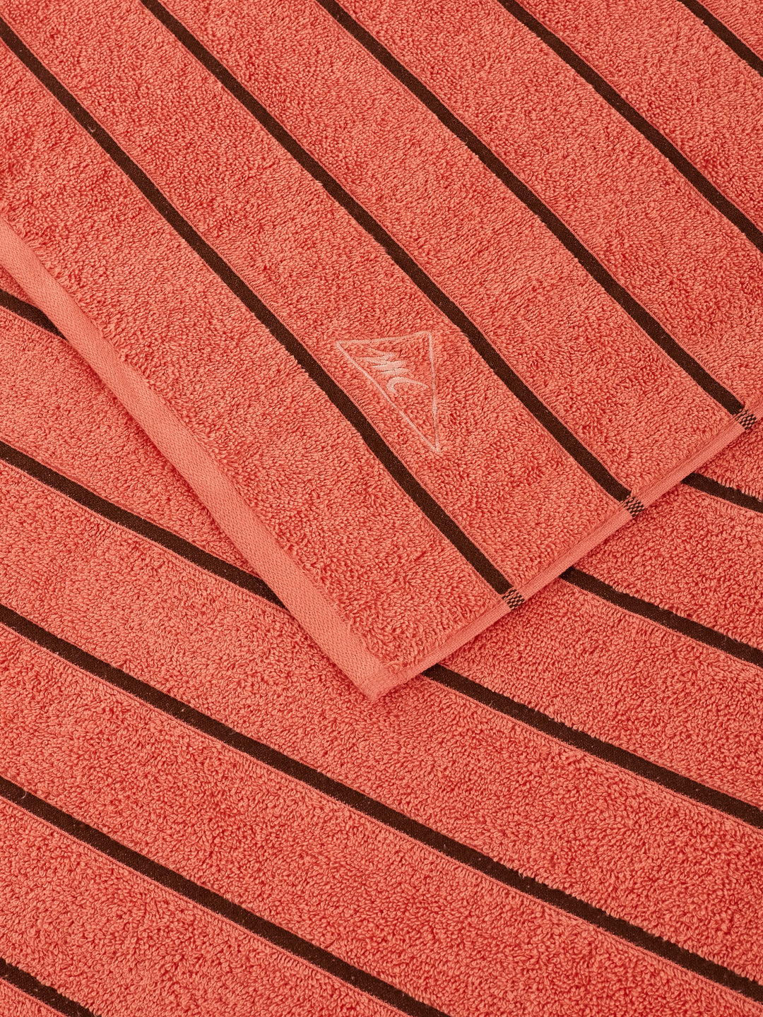 Coral & Brown 100% Cotton Solid 480 GSM Bath Towel King & Queen 2 Pc Set Gifting Box Pack