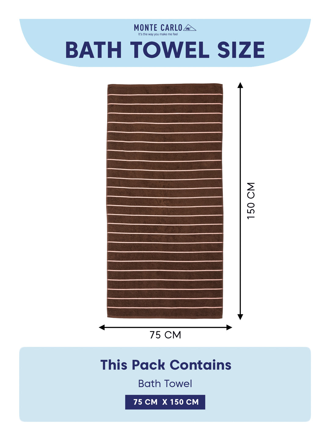 Coral & Brown 100% Cotton Solid 480 GSM Bath Towel King & Queen 2 Pc Set Gifting Box Pack