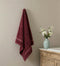 Maroon Pure Cotton Solid 450 GSM Bath Towel 1 Piece (Oasis Collection)