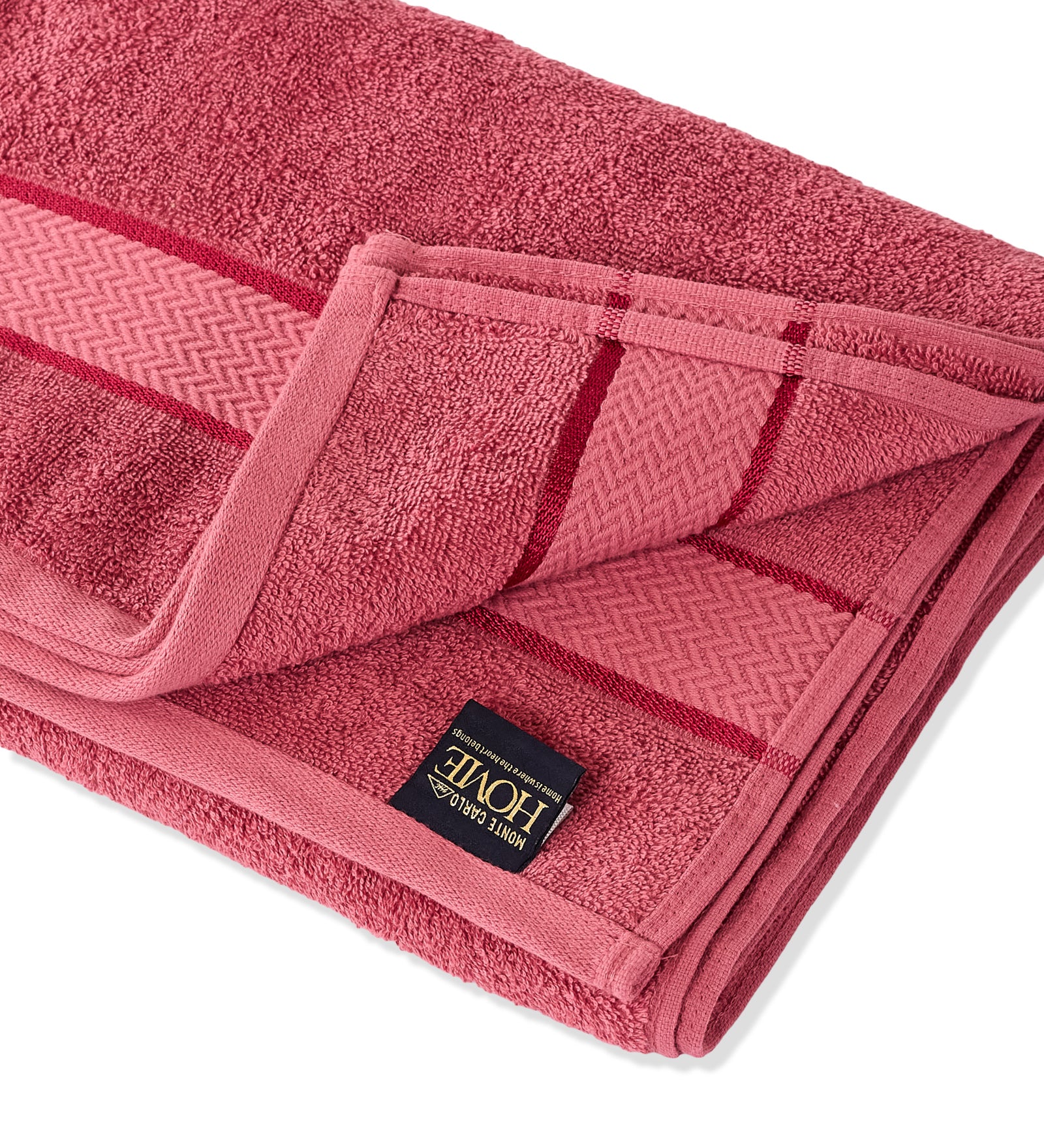 Pink Pure Cotton Solid 450 GSM Bath Towel 1 Piece (Oasis Collection)