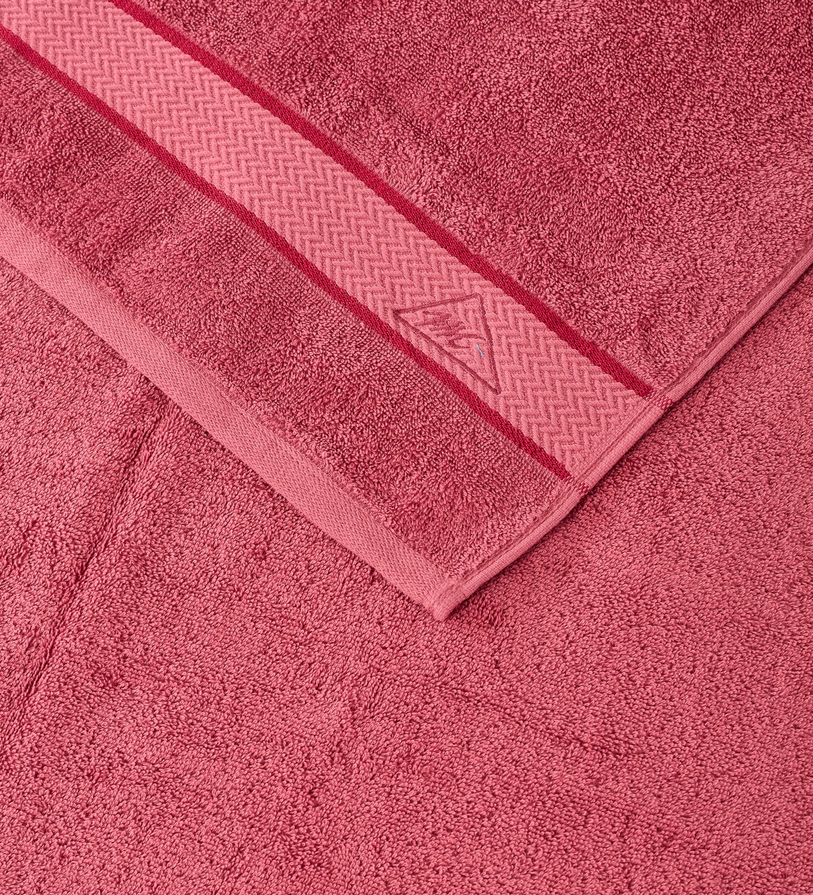 Pink Pure Cotton Solid 450 GSM Bath Towel 1 Piece (Oasis Collection)