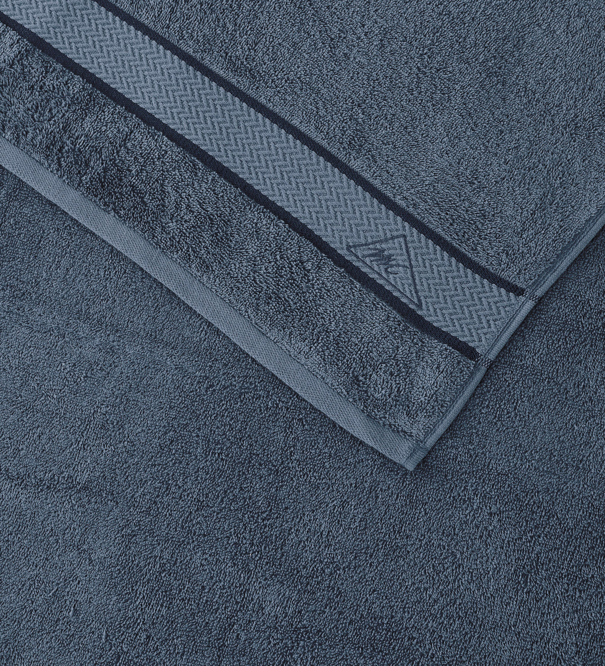 Blue Pure Cotton Solid 450 GSM Bath Towel 1 Piece (Oasis Collection)
