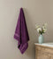 Purple Pure Cotton Solid 450 GSM Bath Towel 1 Piece (Oasis Collection)