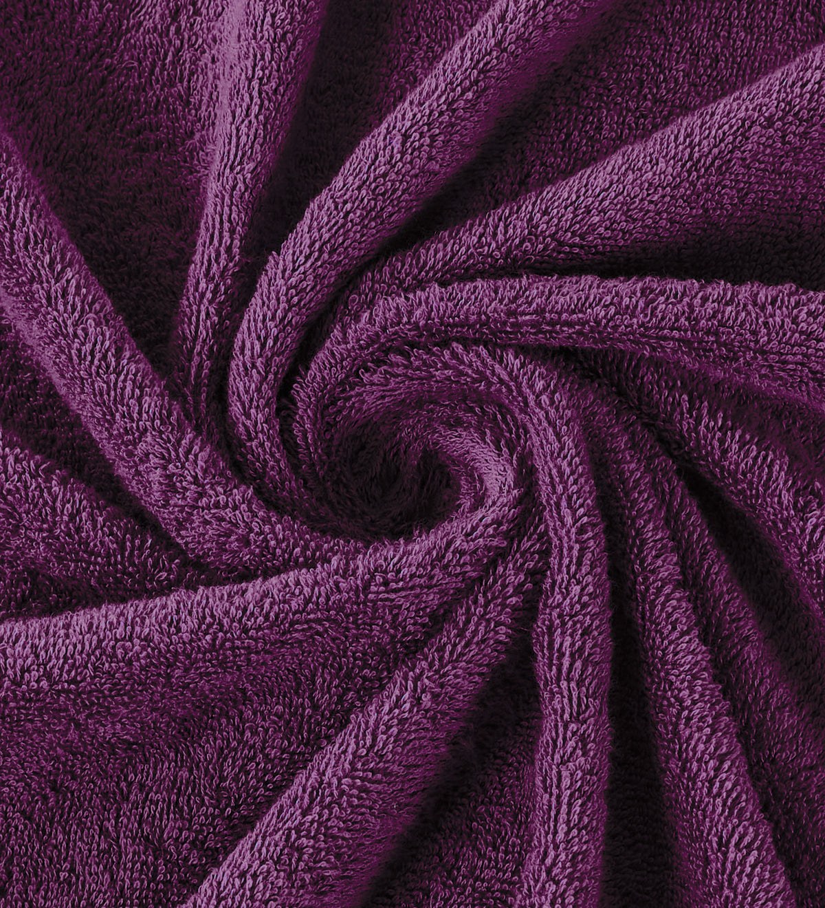 Purple Pure Cotton Solid 450 GSM Bath Towel 1 Piece (Oasis Collection)
