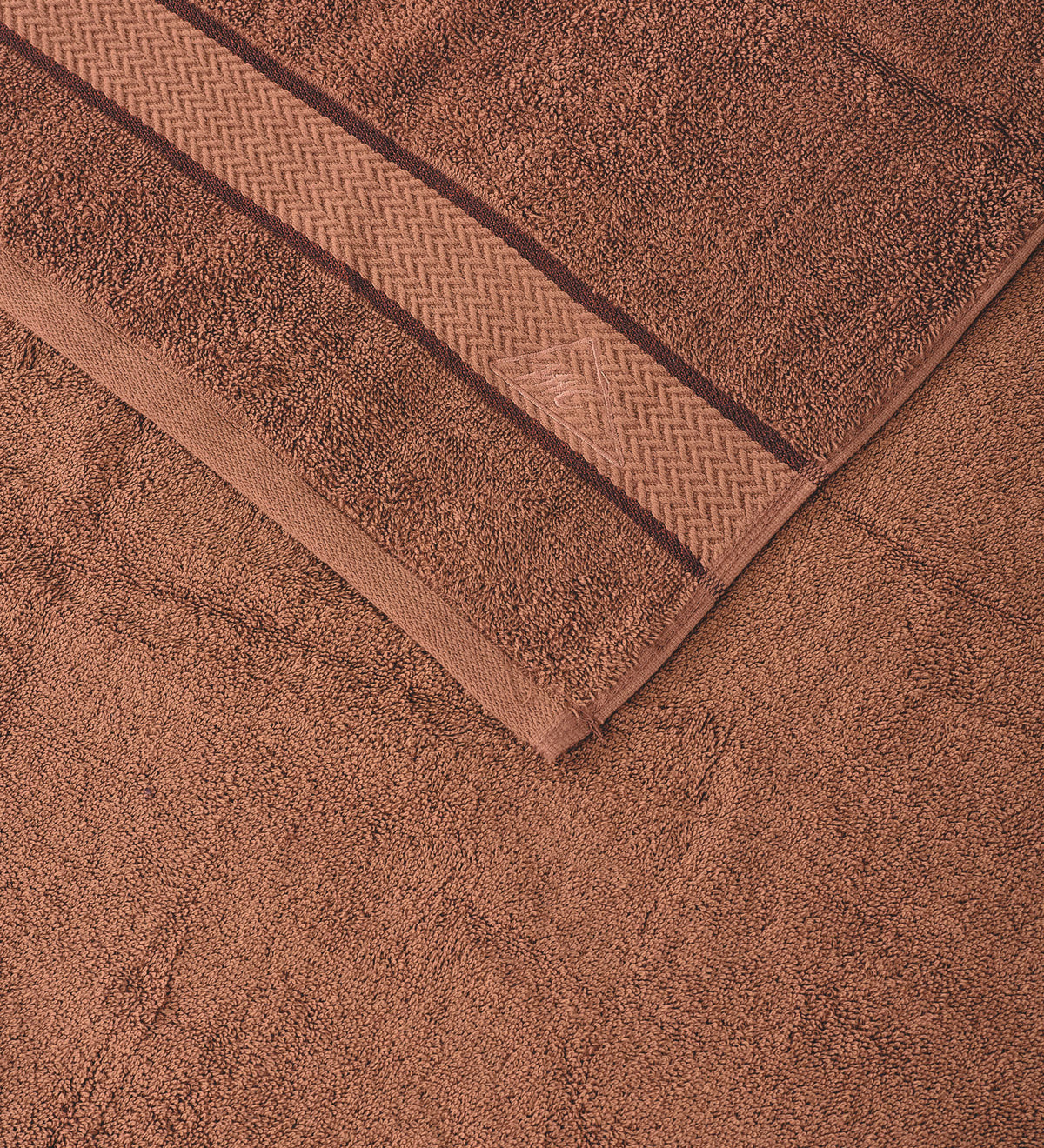Camel Brown Pure Cotton Solid 450 GSM Bath Towel 1 Piece (Oasis Collection)