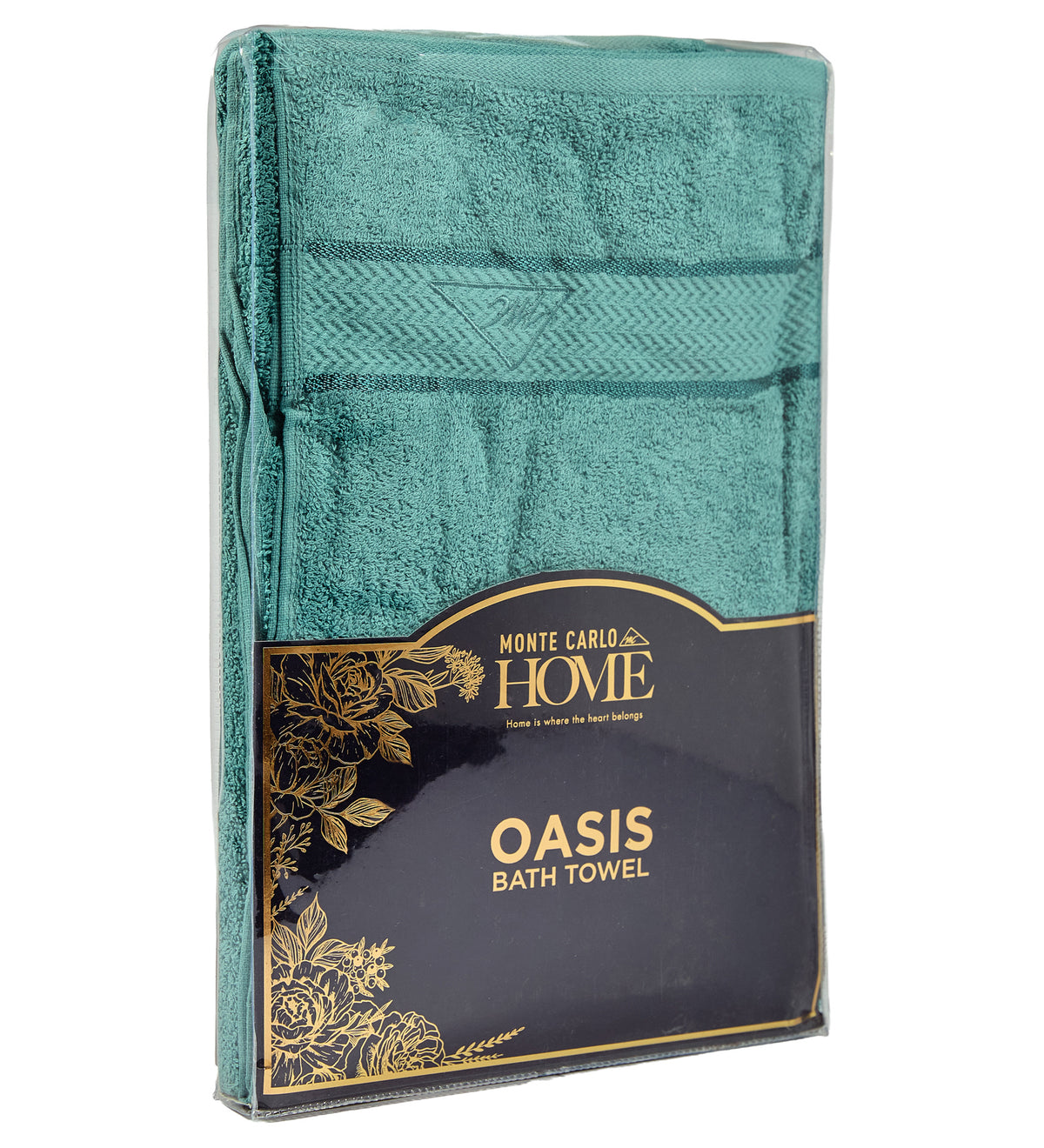 Blue Pure Cotton Solid 450 GSM Bath Towel 1 Piece (Oasis Collection)
