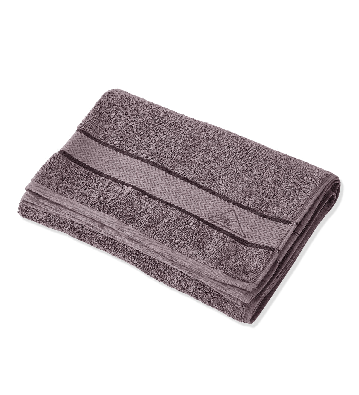 Grey Pure Cotton Solid 450 GSM Bath Towel 1 Piece (Oasis Collection)