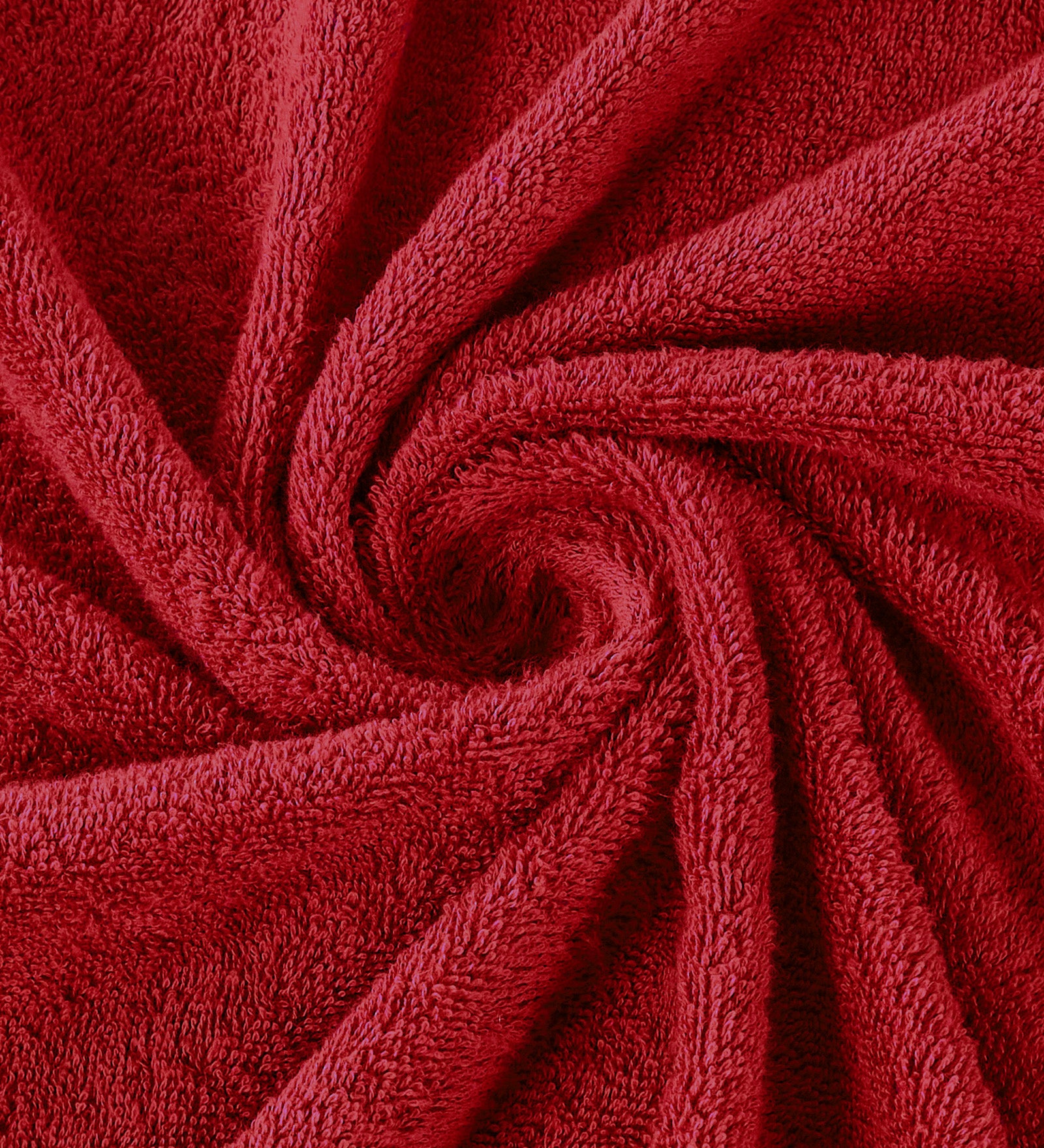 Red Pure Cotton Solid 450 GSM Bath Towel 1 Piece (Oasis Collection)