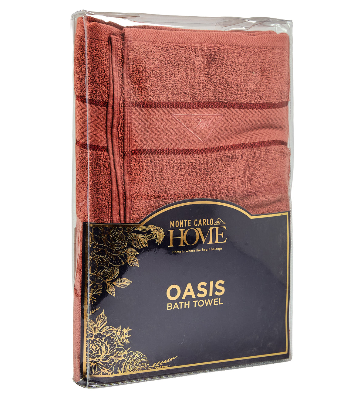 Pink Pure Cotton Solid 450 GSM Bath Towel 1 Piece (Oasis Collection)