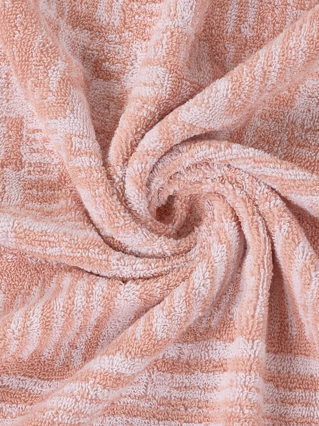 Premium Dusty Rose 100% Cotton Self Design 525 GSM Bath Towel Santorini 1 Pc Pvc Pack