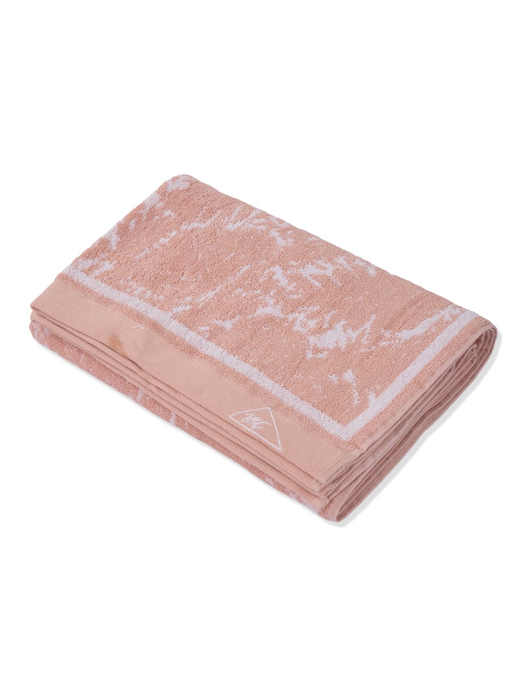 Premium Dusty Rose 100% Cotton Self Design 525 GSM Bath Towel Santorini 1 Pc Pvc Pack