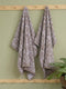 Premium Beige 100% Cotton Self Design 525 GSM Bath Towel Santorini 1 Pc Pvc Pack