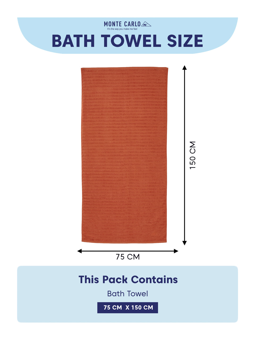 Orange & Yellow 100% Cotton Solid 500 GSM Bath Towel Sensations 4 Pc Set Gifting Box Pack