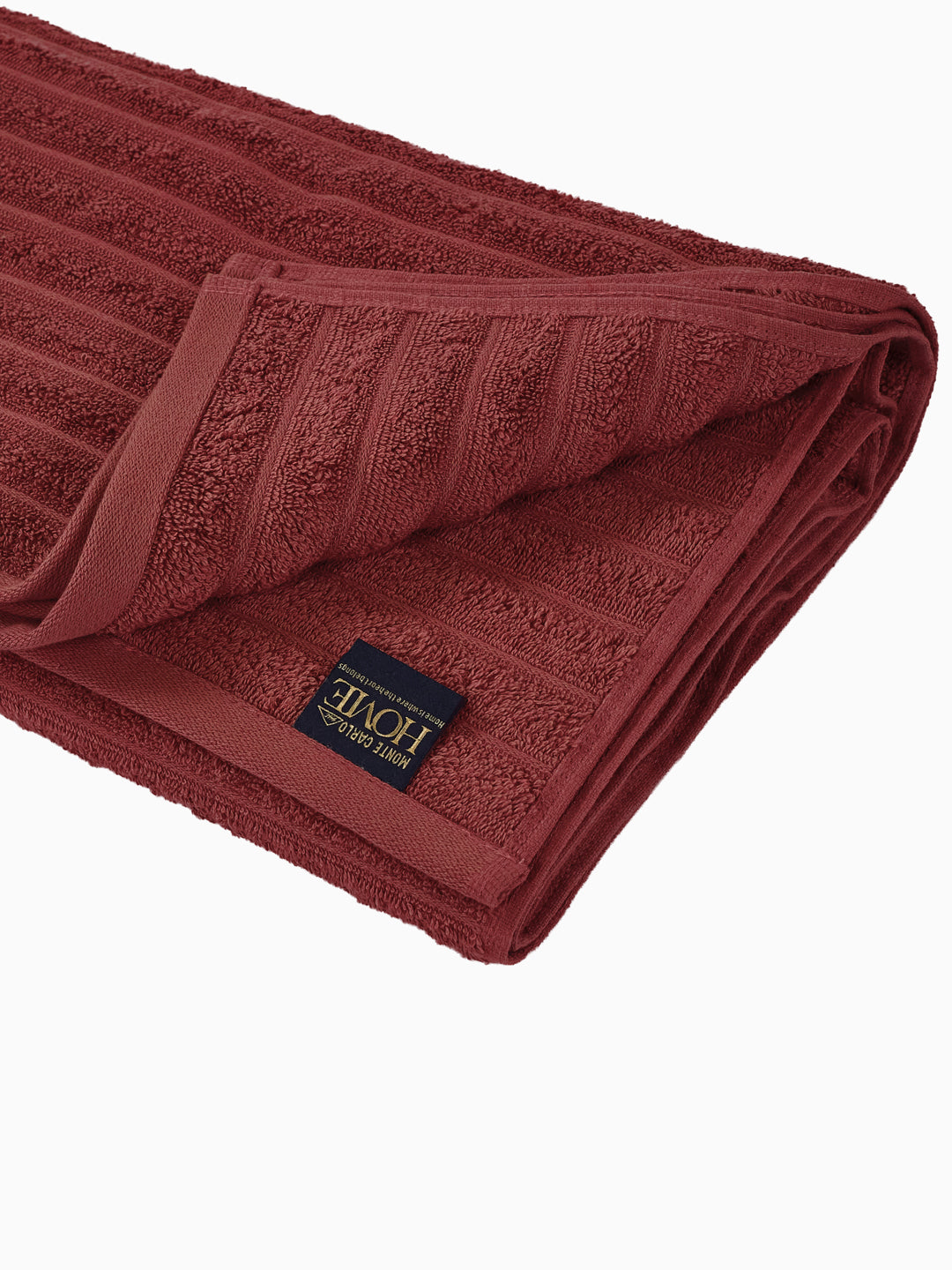 Maroon & Pink 100% Cotton Solid 500 GSM Bath Towel Sensations 4 Pc Set Gifting Box Pack
