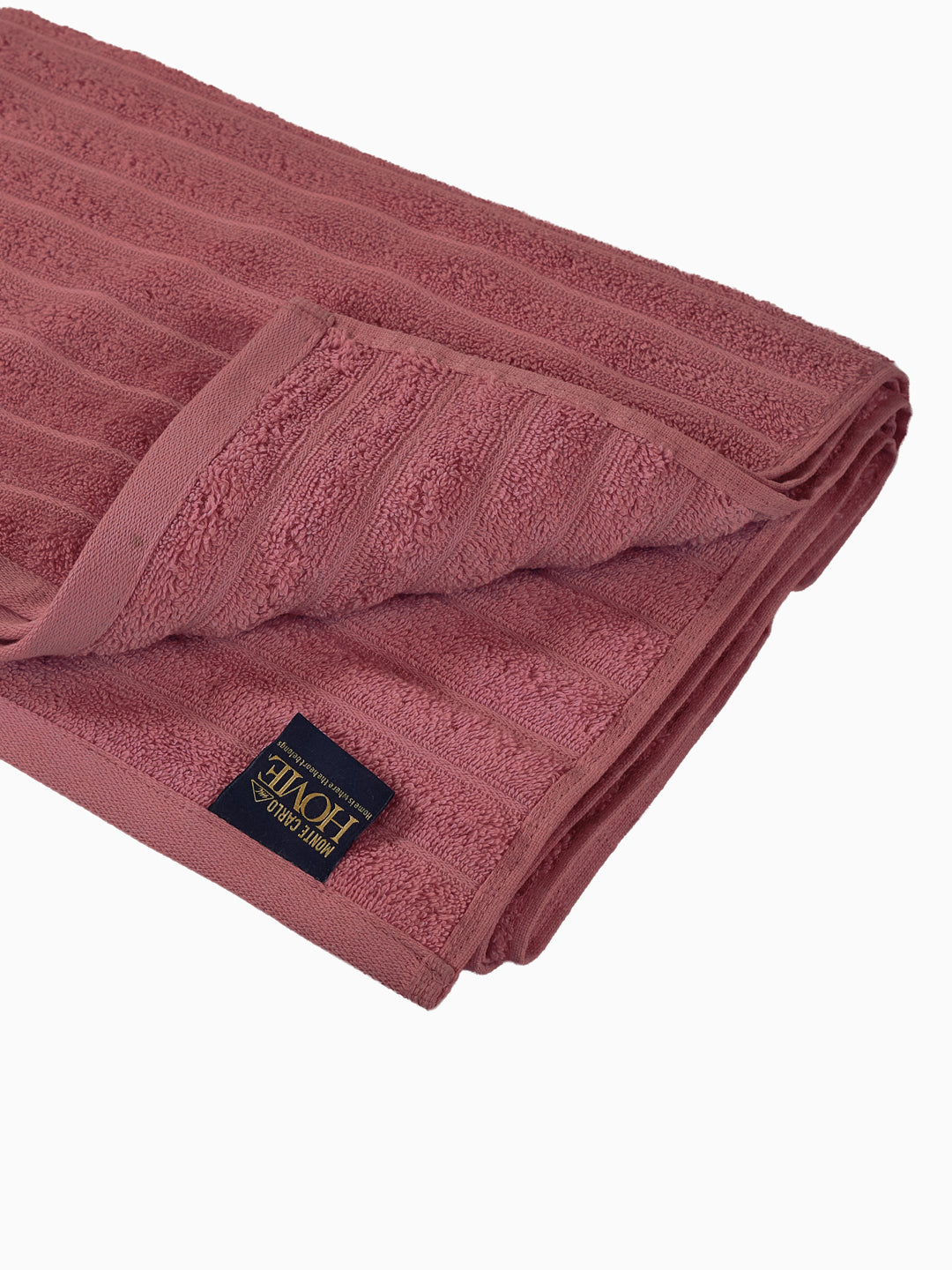 Maroon & Pink 100% Cotton Solid 500 GSM Bath Towel Sensations 4 Pc Set Gifting Box Pack
